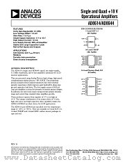 AD8644 datasheet pdf Analog Devices