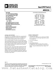 ADG333A datasheet pdf Analog Devices