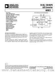 AD9071 datasheet pdf Analog Devices