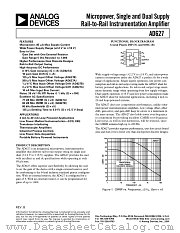 AD627 datasheet pdf Analog Devices