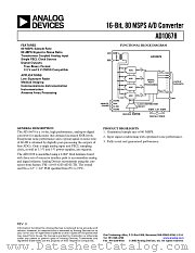 AD10678 datasheet pdf Analog Devices