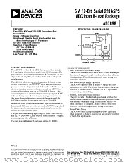 AD7898 datasheet pdf Analog Devices