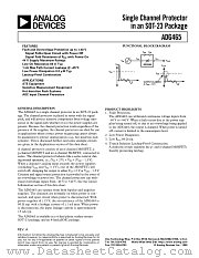 ADG465 datasheet pdf Analog Devices