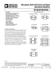OP196 datasheet pdf Analog Devices