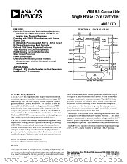 ADP3170 datasheet pdf Analog Devices