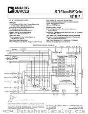 AD1981A datasheet pdf Analog Devices