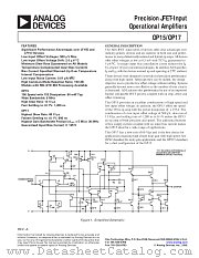 OP15 datasheet pdf Analog Devices