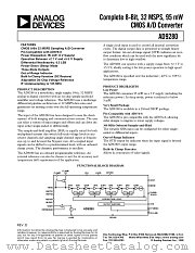AD9280 datasheet pdf Analog Devices