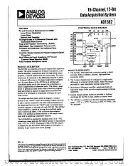 AD1362 datasheet pdf Analog Devices