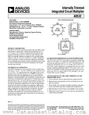 AD532 datasheet pdf Analog Devices