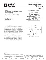AD9050 datasheet pdf Analog Devices