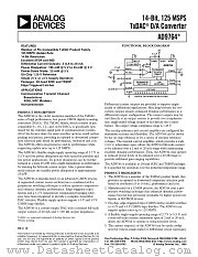 AD9764 datasheet pdf Analog Devices