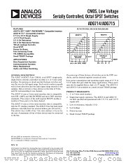 ADG715 datasheet pdf Analog Devices