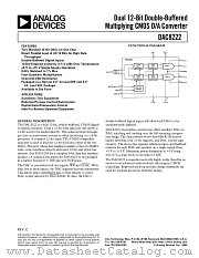 DAC8222 datasheet pdf Analog Devices