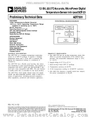 ADT7301 datasheet pdf Analog Devices