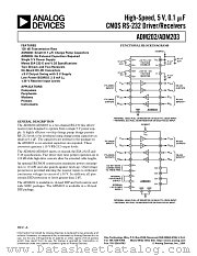 ADM203 datasheet pdf Analog Devices