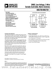 ADG738 datasheet pdf Analog Devices