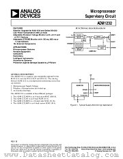 ADM1232 datasheet pdf Analog Devices