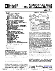 ADUC816 datasheet pdf Analog Devices