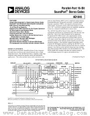 AD1845 datasheet pdf Analog Devices