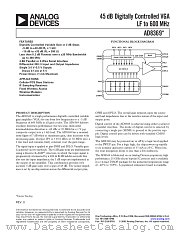 AD8369 datasheet pdf Analog Devices