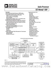 SST-MELODY-DAP datasheet pdf Analog Devices