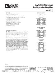 OP490 datasheet pdf Analog Devices