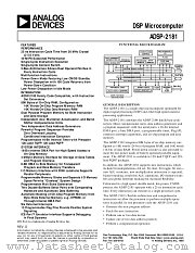 ADSP-2181 datasheet pdf Analog Devices