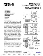 AD7778 datasheet pdf Analog Devices