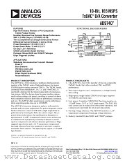 AD9740 datasheet pdf Analog Devices