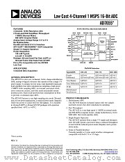 AD7655 datasheet pdf Analog Devices