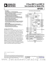 ADP3203 datasheet pdf Analog Devices
