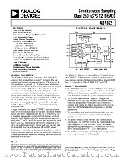 AD7862 datasheet pdf Analog Devices