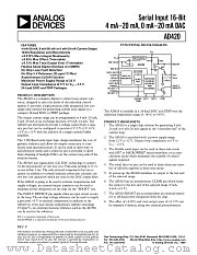 AD420 datasheet pdf Analog Devices