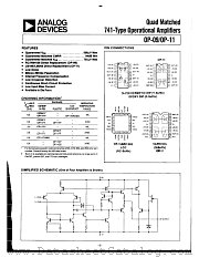 OP09 datasheet pdf Analog Devices
