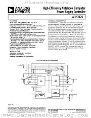 ADP3025 datasheet pdf Analog Devices