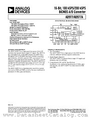 AD977A datasheet pdf Analog Devices