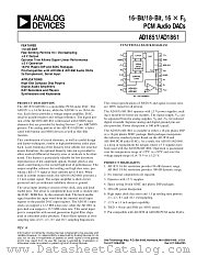 AD1851 datasheet pdf Analog Devices