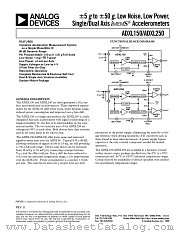ADXL250 datasheet pdf Analog Devices