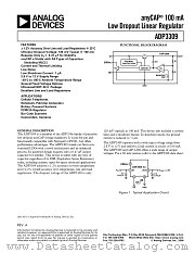 ADP3309 datasheet pdf Analog Devices
