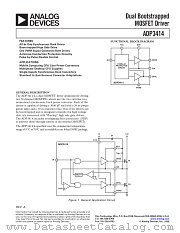 ADP3414 datasheet pdf Analog Devices