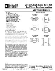 AD8571 datasheet pdf Analog Devices