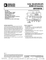 AD976A datasheet pdf Analog Devices