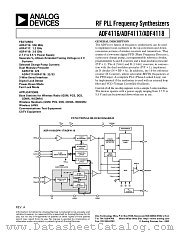 ADF4117 datasheet pdf Analog Devices