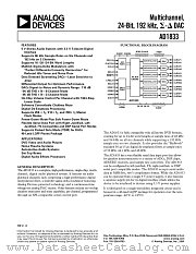 AD1833 datasheet pdf Analog Devices