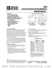 ADG528A datasheet pdf Analog Devices