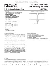 ADG3246 datasheet pdf Analog Devices