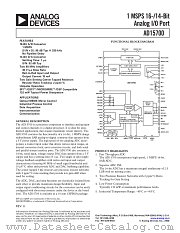 AD15700 datasheet pdf Analog Devices
