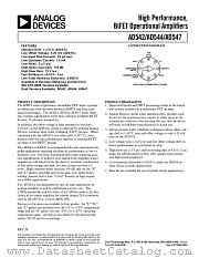 AD547 datasheet pdf Analog Devices