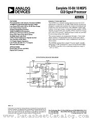 AD9806 datasheet pdf Analog Devices